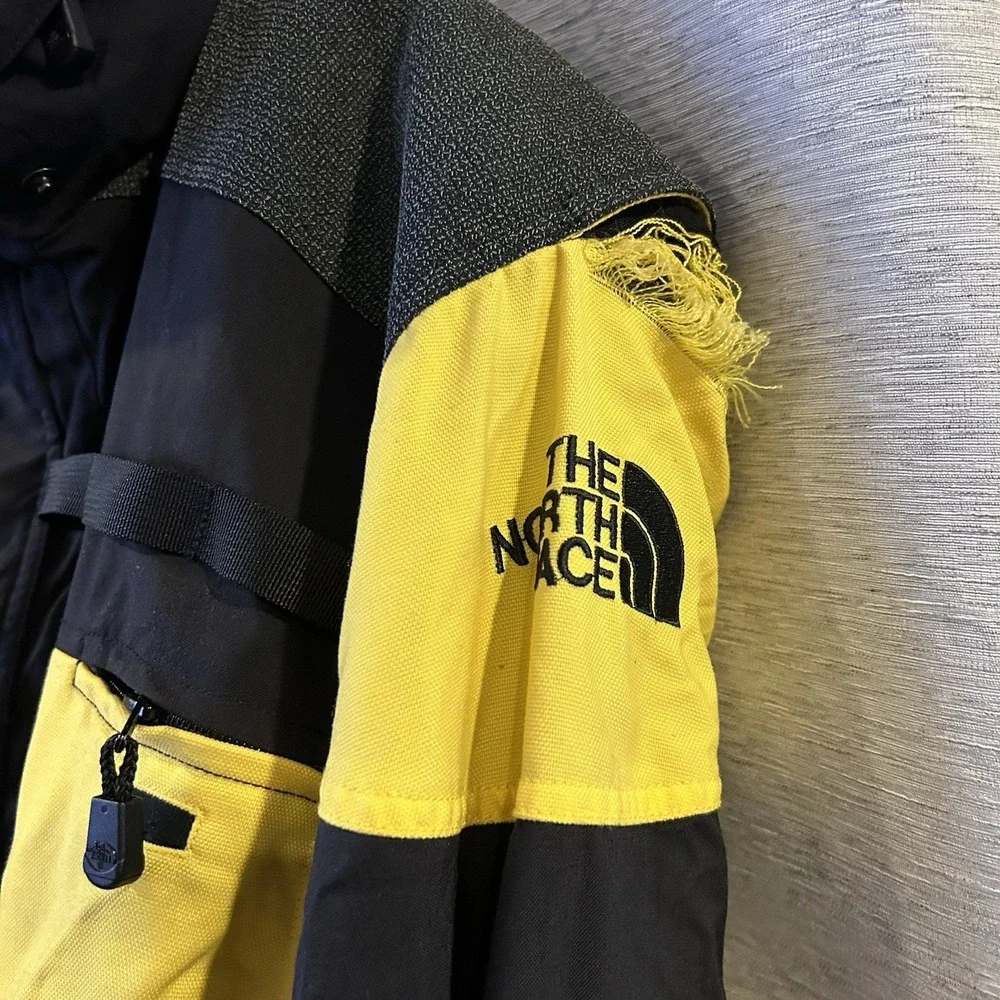 Vintage The North Face Steep Tech Ski Jacket Scot‎ Schmidt Yellow Mens Rare
